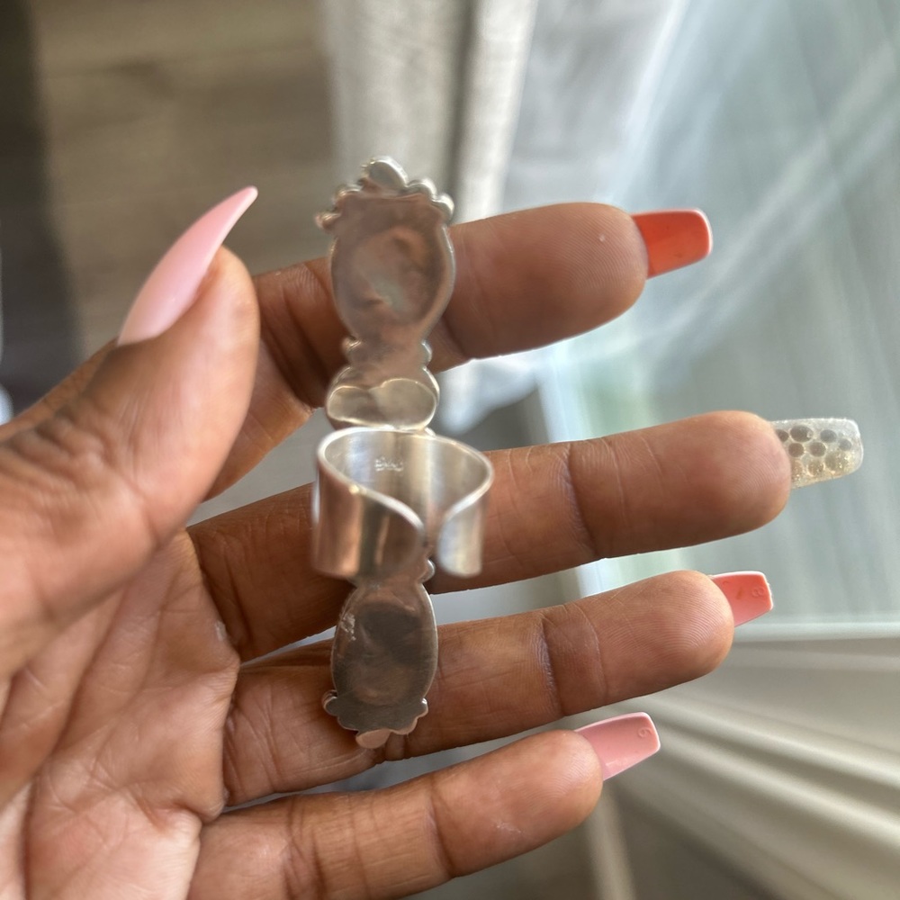 Turquoise ring statement ring - Picture 6 of 9